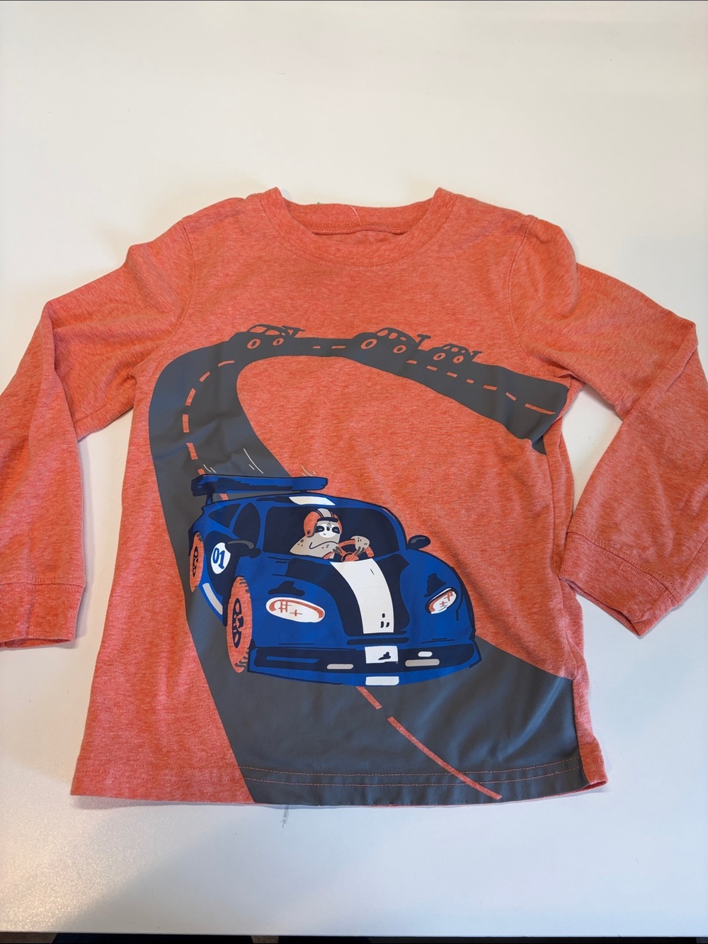 Carter's Kids Tee in Heathered Coral